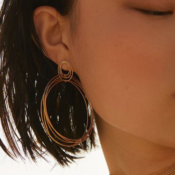 Hoop earrings Freyja