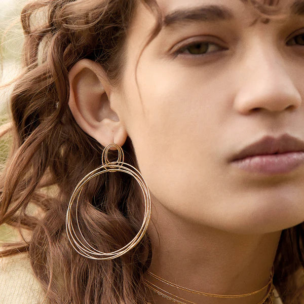 Hoop earrings Freyja