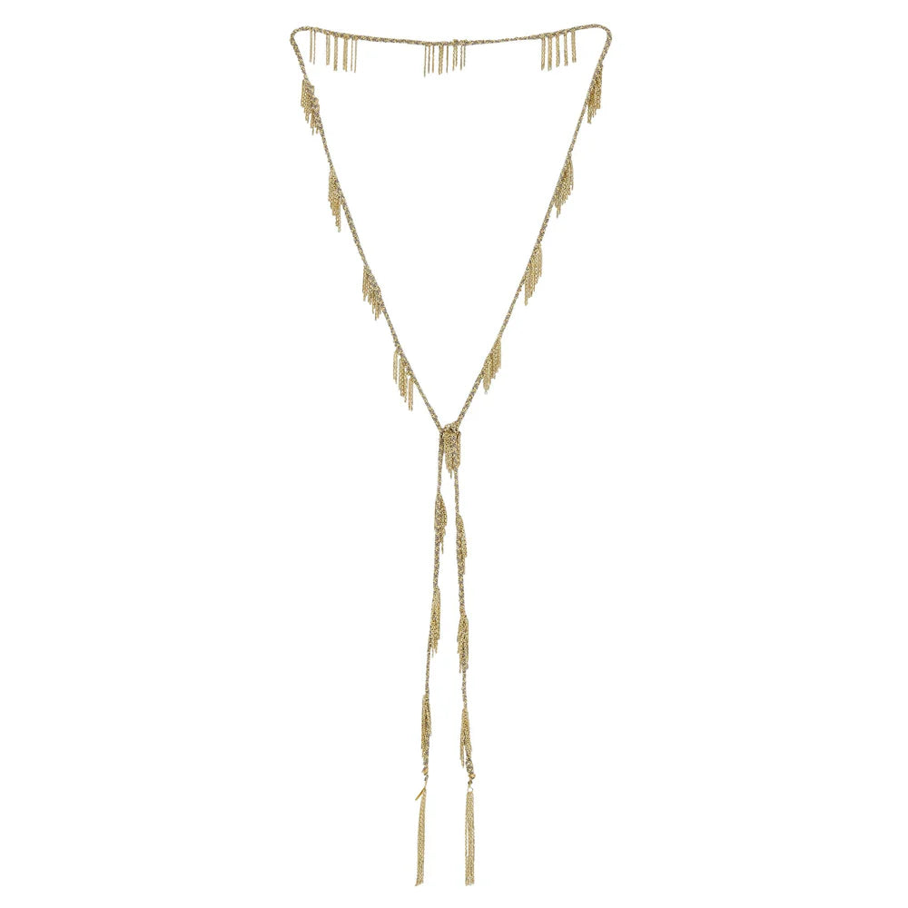 N° 650 Necklace gold grey